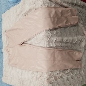 Fashion Nova Pink pleather pants